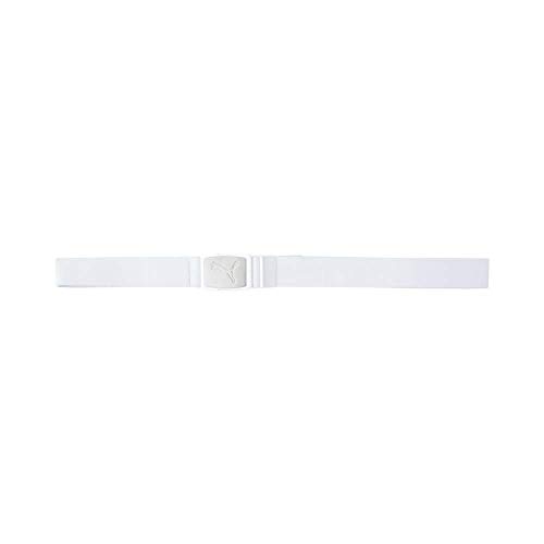 PUMA Herren Ultralite Stretch Belt Grtel, Bright White, Einheitsgröße