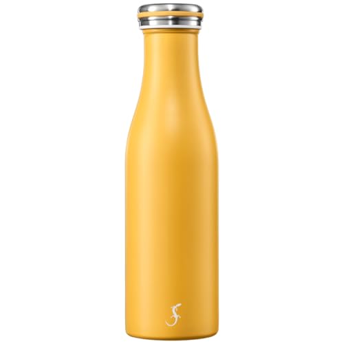 LURCH Termo de acero inoxidable de 0,5 l en limonada, una botella para todo