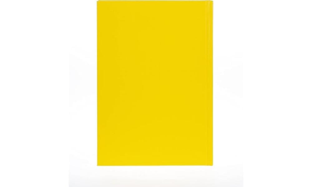 Collins Essential 2025 Business Diary - A4 Week to View Planner with Leathergrain Hardback Cover - Yellow - ESSA43.45-25
