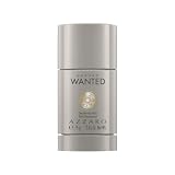Azzaro Wanted, Desodorante Sólido Antitranspirante en Barra de Alta Protección para Hombre, Suavemente perfumado, 75 ml