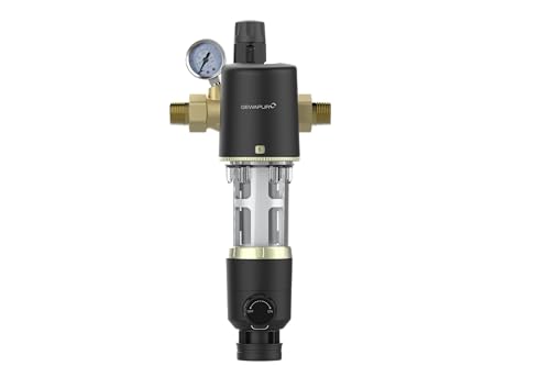 Rückspülfilter Gewapur 1 Zoll und ¾ Zoll mit Druckminderer und 2 Manometer – Der...