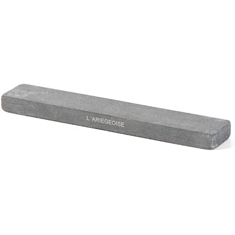 L'ARIEGEOISE, Pyrenees Natural Sharpening stones whetstone Grit 800/1200 knife sharpeners Professional 2-in-1 secateurs Wood Chisels Ax Handcrafted sharpener 200 mm Cover