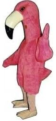 Flamingo Moltres Mascot Costumes Pink Birds For Adult