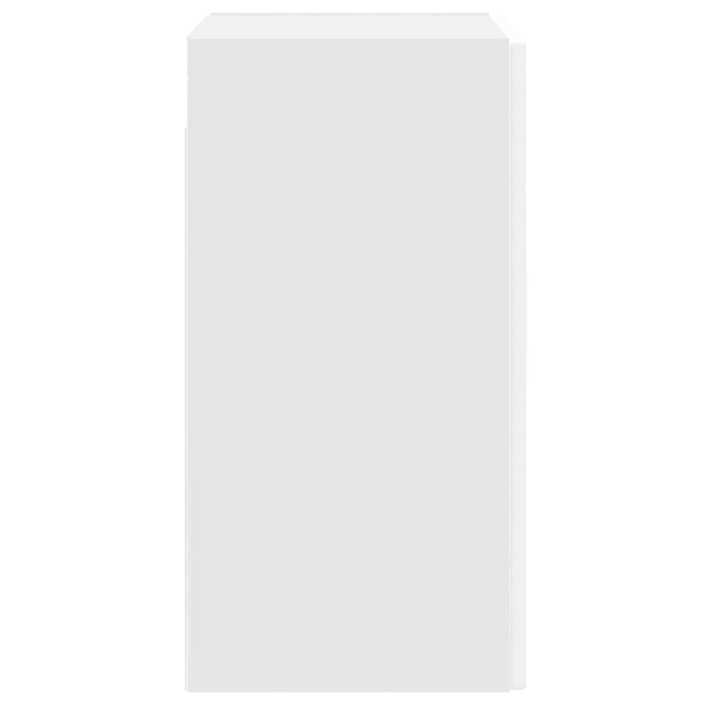 vidaXL Armoire Murale de Cuisine avec Porte en Verre Porto Blanc