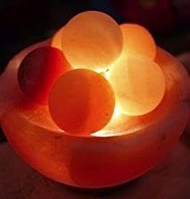 Naturo Healthplus Bowl with Balls Shape Natural Salt Lamp | Naturo Healthplus Rock Salt Vastu Lamp-image-47