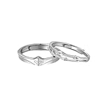 Bague Pierre Naturelle Bijoux Argent 925 Argent Sterling le Point Faible de L'Armure Régl...
