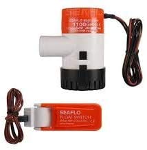 BOMBA DE PORÃO 1100 GPH + AUTOMÁTICO 20 AMP - 12V