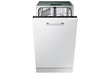 Samsung Series 5 Fully Integrated Slimline Dishwasher - Black Control Panel with Fixed Door Fixing Kit - D Rated