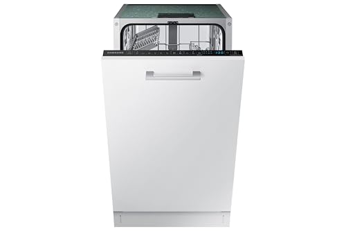 Samsung Series 5 Fully Integrated Slimline Dishwasher - Black Control Panel with Fixed Door Fixing Kit - D Rated