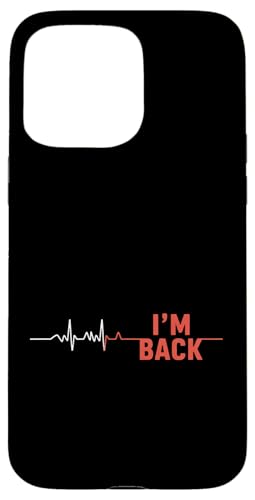 Funny Im Back EKG �n�[�g�r�[�g ���f�B�J�� �i�� �X�}�z�P�[�X iPhone 15 Pro Max �p