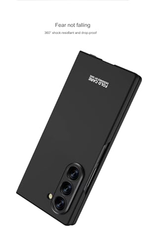Image of TechTrendz Hard PC Ultra Slim Matte Case for Samsung Galaxy Z Fold 7,Shockproof Anti Scratch Protective Cover with Wireless Charging Compatible with Z Fold 7 5G (Cool Black)