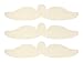 Produktbild Gebürstete Baumwolle auf beiden Seiten - Nude BH Liner für Schwitzen Ausschlag Brust Schwitzen Liner Baumwolle Pads - 3pcs - Beige - Medium
