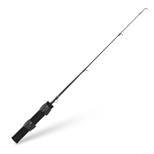 Honseadek Caña de pescar en hielo de 51 cm, ultraligera con carrete, portátil, equipo de pesca (Acañas de pesca de 51 cm)
