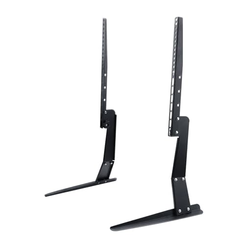 Soporte for TV de escritorio Patas for TV adecuadas for base de soporte de 17 a 55 pulgadas, elevador de escritorio de hasta 孔距 600x400 mm