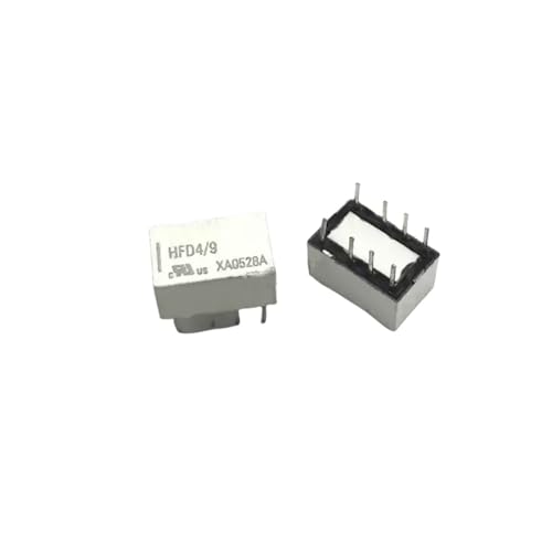 Relais HFD4 9V DIP8 à double sortie de signal pour commutation haute précision