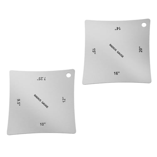 ステンレススチールギターノッチ付き半径ゲージ測定ツールギター定規ギターネックストレートギターフレットボード定規