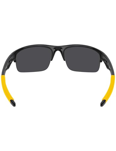 Image of BLAZERBUCK Replacement Temple Sleeves Ear Socks for Oakley Bottle Rocket OO9164 Sunglass - Yellow