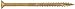 Screw Products, Inc. BTX-09300 Bronze Star Exterior Use Star Drive Screws
