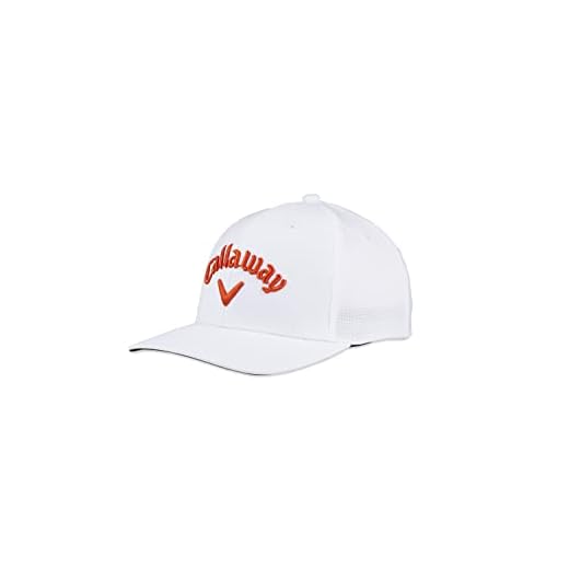 Callaway Golf 2023 Performance Pro Hat (White/Orange)