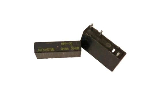 Relais MYAA018E miniature 18V DC pour circuit imprimé en lot de 10 pièces