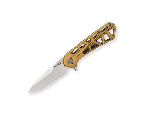 Buck Knives 814 Mini Trace Pocket Knife, Bronze