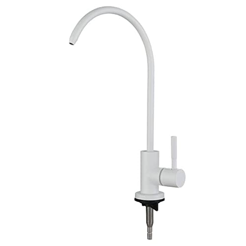 ZPSPZ Grifo Cocina Osmosis Acero Inoxidable Grifo de Fregadero Giratorio Filtro Agua Grifo-Blanco Cover