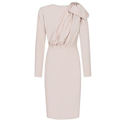 Swing Fashion Women's Bridget | Beige Damen Elegant | Bleistiftkleid | Business Etuikleider | Festliches Partykleid | Cocktailkleider | Kleider...