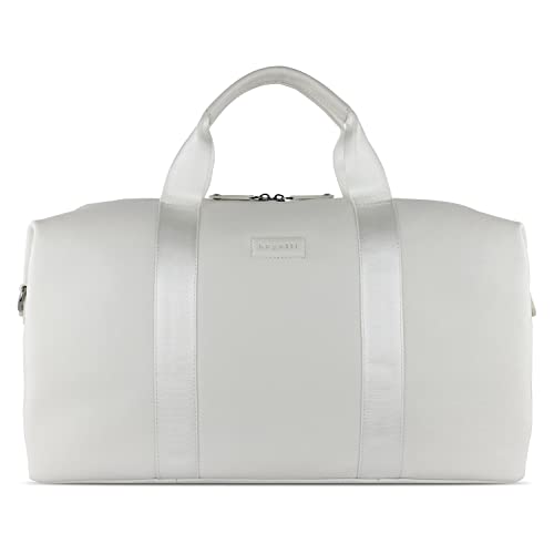 Sac de voyage en cuir bugatti Elsa blanc L sac de sport weekender vacances