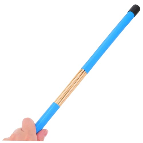Baquetas profesionales de madera para jazz y folk, color azul cielo miniatura 4