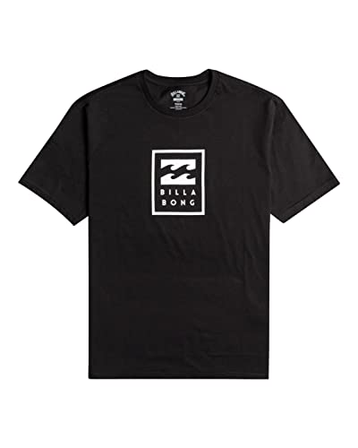 Billabong Unity Stacked - Camiseta de manga corta - Hombre - L - Negro