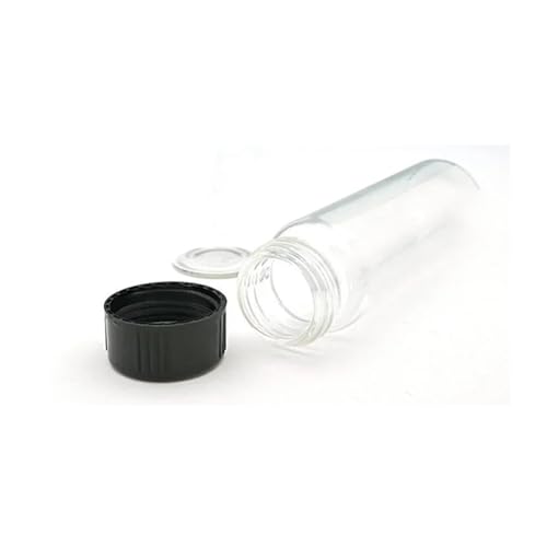 Flacon réactif laboratoire transparent évitant les fuites et évaporations d'échantillons