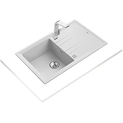Fregadero Teka Tegranite Fregadero Teka Tegranite Stone 1C 1E Auto Color White Ref 115330026 Mueble De 50 Cm Reversible