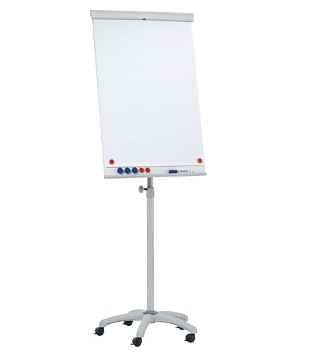 FRANKEN Flipchart, Beschreibbar, Magnetisch, Mobil, Mit Rollen,...