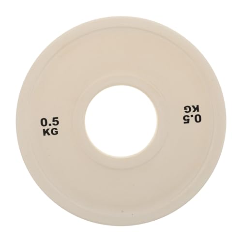 Totority Ergonomic Rubber Bumper Plate Set for Weight Lifting Home Gym Change Plates Fractional Weights