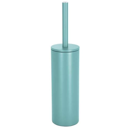 Spirella Escobillero con Soporte de Acero Akira Azul Turquesa Mate