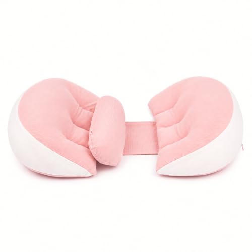 Image of Proliva Maternity Pillow | Dual Pregnancy Wedge Pillows for Back & Belly Support | Adjustable Butterfly Design | Travel-Friendly Pregnancy Pillow | Hypoallergenic Organic Cotton Cover