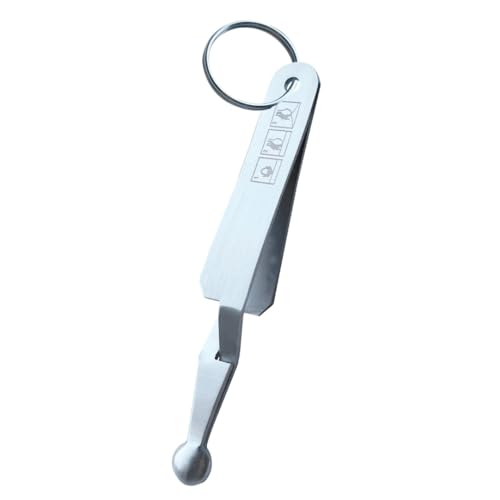 REMOS Mini Zeckenpinzette in Löffelform Edelstahl rostfrei 8 cm