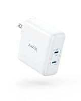 Anker PowerPort III 2-Port 100W (PD 充電器 100W 2ポート USB-C 急速充電器 ACアダプタ)【折りたたみ式プラグ搭載 / コンパクトサイズ /PSE技術基準適合 】MacBook PD対応Windows PC iPad iPhone Galaxy Android スマートフォン ノートPC 各種 その他機器対応