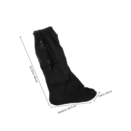 Cubrebotas de Ciclismo Unisex Negro miniatura 2
