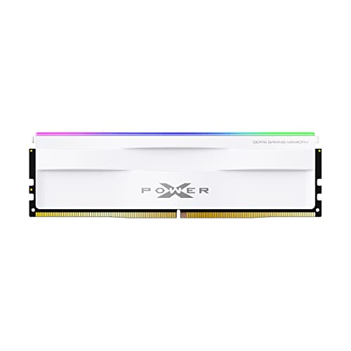 Image of Silicon Power XPOWER Zenith RGB DDR5 16GB 5200MHz PC5-41600 CL38 1.25V UDIMM Gaming Desktop Computer RAM Memory, White