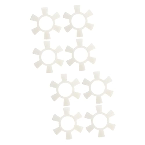 Alipis 2sets 4pcs Flexible Jaw Coupling Mat Plum Shape Insert for Vibration Absorption and Shock Transfer Lightweight and Easy to Use for Cnc Machines and Equipment 4pcs*2