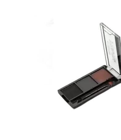 Waterproof 3 In 1 Black and Brown Eyebrow Powder Palette set of 1-image-24