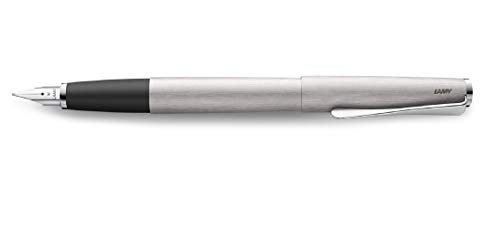 Image of LAMY STUDIO BRUSHED STEEL FOUNTAIN PEN, FINE