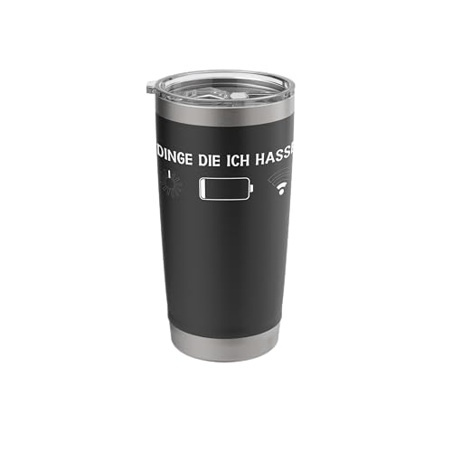 Dinge die ich hasse Wlan Battery Sream Stainless Steel Insulated Tumbler