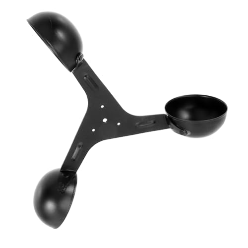 ibasenice 風速計用カップ風速センサー 高耐久アルミ合製 防水設計 農業向け風向