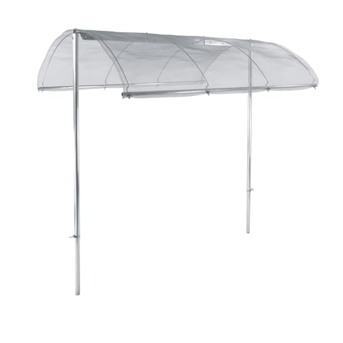 bellissa Tomatendach Höhenverstellbares Schutzdach für Tomaten - L:150 x B:120 x H:125-185 cm