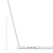 Silpada 'Dotted Line' Pendant Necklace with Crystals in Sterling Silver, 18