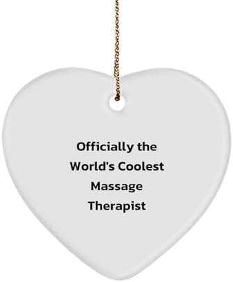 Funny Heart Ornament Gifts from Friends and Family - Unique Massage Therapist Decor for Christmas image 2