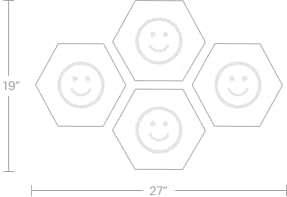 Miniatura 3 de CanvasChamp Impresiones fotográficas hexagonales, arte de pared hexagonal, decora tu pared con impresiones hexagonales, lienzo enmarcado (4