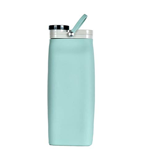Tasse d'eau pliante silicone 600ml incassable et ultra compacte